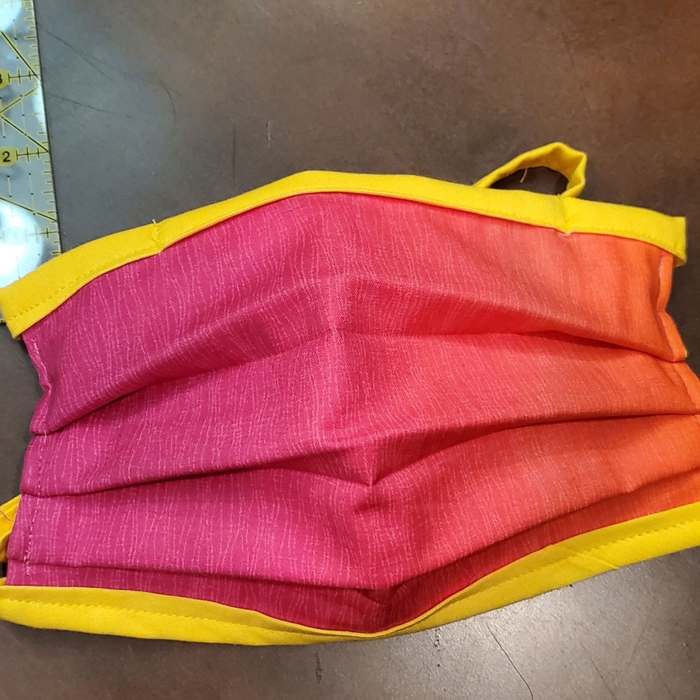 Cotton Face Mask with Filter pocket and nose wire
